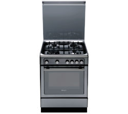 HOTPOINT  DHG65SG1CX Gas Cooker - Stainless Steel